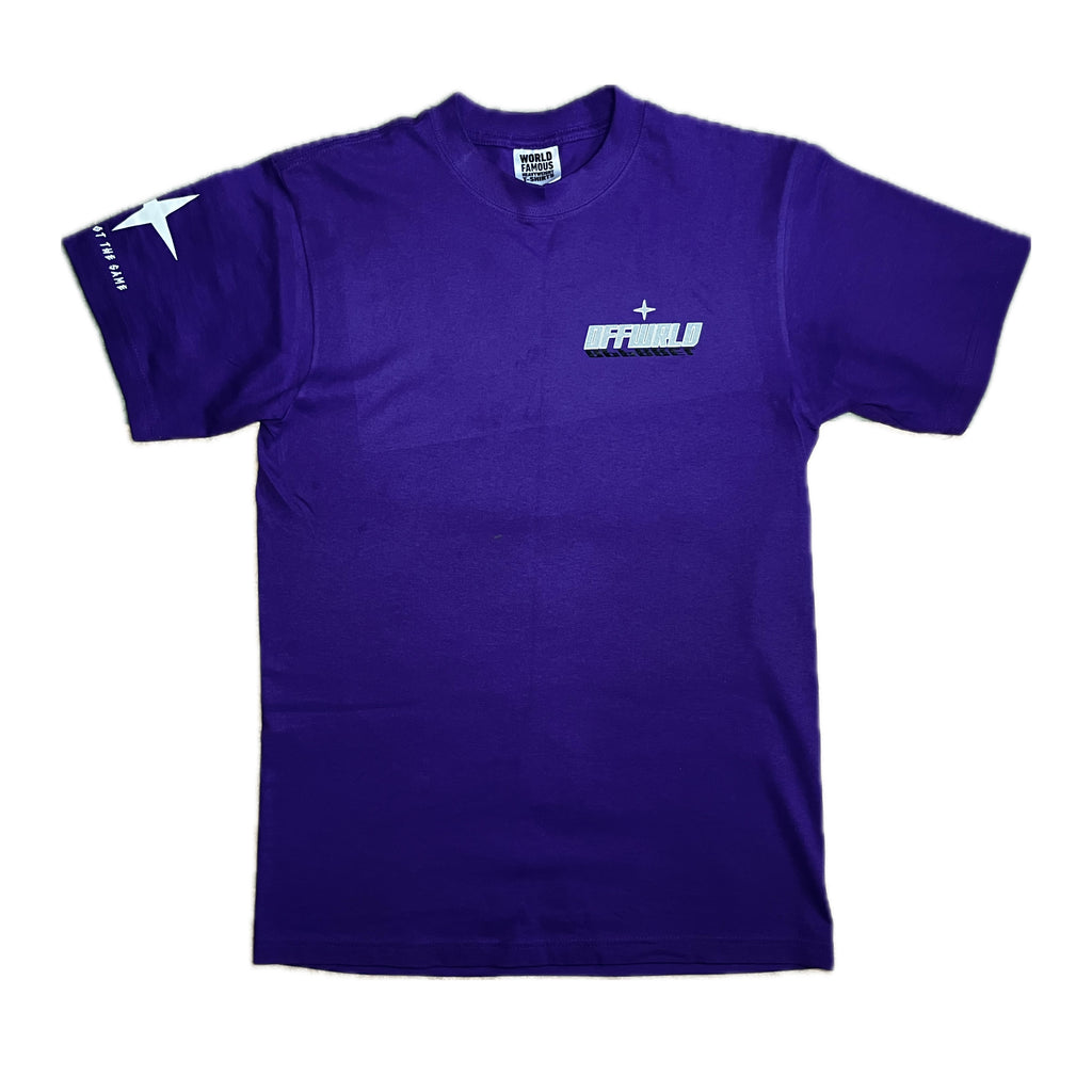 OFFWRLD APPAREL Reflective T-Shirt - Purple
