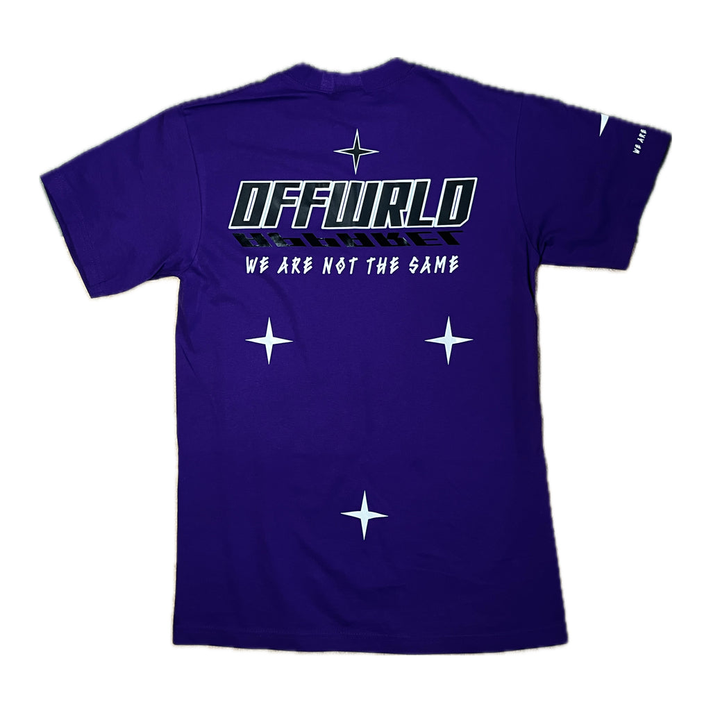 OFFWRLD APPAREL Reflective T-Shirt - Purple